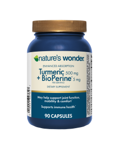 Enhanced Absorption Turmeric Complex 500 mg with 5 mg BioPerine® Capsules