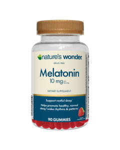 Melatonin 10 mg Gummies, Strawberry Flavor